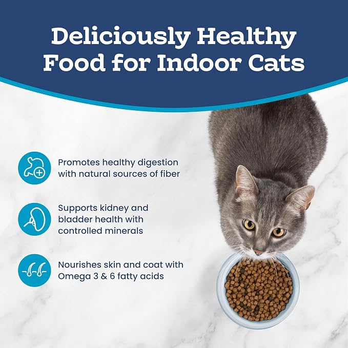 Blue Buffalo Tastefuls Salmon Adult Indoor Dry Cat Food, 22 lb | Salmon & Brown Rice Recipe, Antioxidant-Rich LifeSource Bits, No Corn, Wheat, or Soy