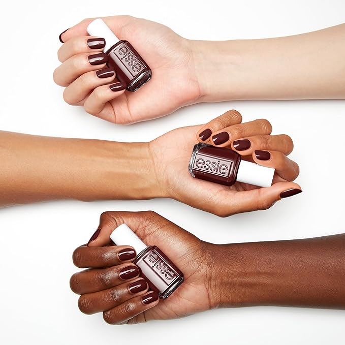 essie Nail Polish, Salon-Quality Brown Nail Polish, Boho Rodeo, Vegan, Fringes & Saddles, 0.46 fl oz