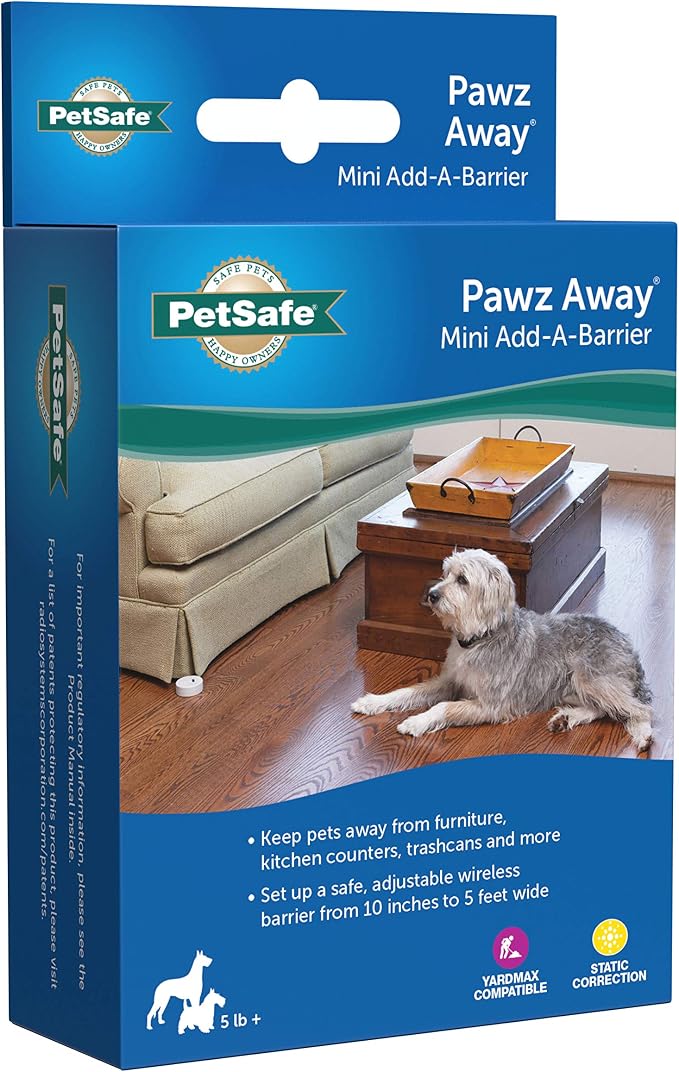 PetSafe Pawz Away Mini Extra Pet Barrier Base Unit, Indoor/Outdoor | Base Unit Only, Replacement, Extra, Add-A-Barrier, Expand Pawz Away System Up To 2.5 ft Radius/5 ft Diameter, Static