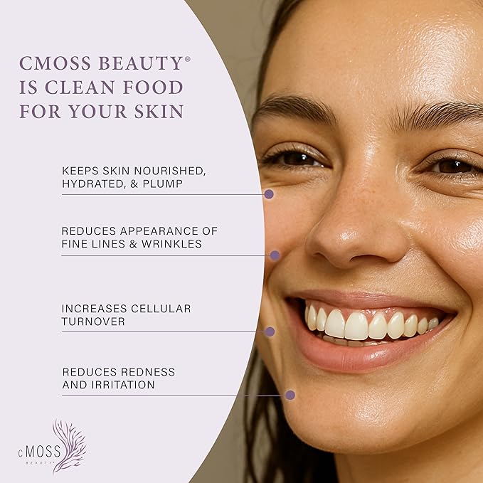 Anti-Aging Glass Skin Face Mist – Instant Lift, Glow & Tighten | Sea Moss + Hyaluronic Acid Caffeine & Amethyst – Mood Boost, Oil-Free All Skin Types