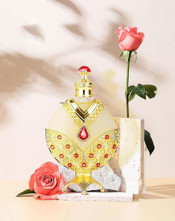 Huibao Gold Arabian Concentrated Perfume Oil, Arabic Perfumes for Women, Arabian Perfumes Oill- Long Lasting Perfume Oil (35ml)