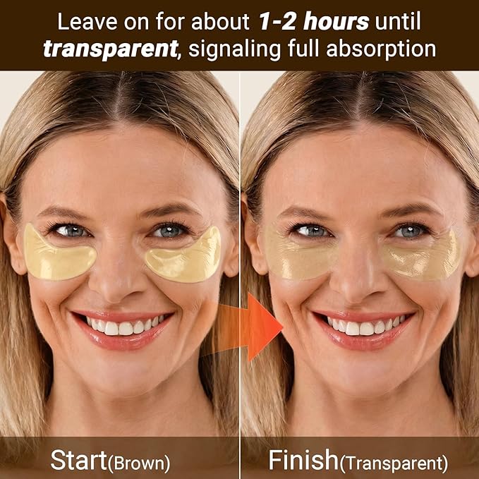 iMethod 3PDRN & Retinol Eye Patches, Hydrogel Under-Eye Masks for Dark Circles, Puffiness & Wrinkles, with Hyaluronic Acid & Collagen – Self-Care Gift for Women, Travel, 8 Pairs