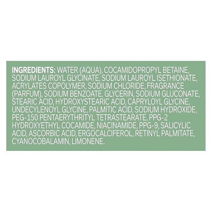 OLLY Body Wash Clear Mood + Skin with salicylic acid, niacinamide & vitamin A for smoother skin 17 Fl Oz