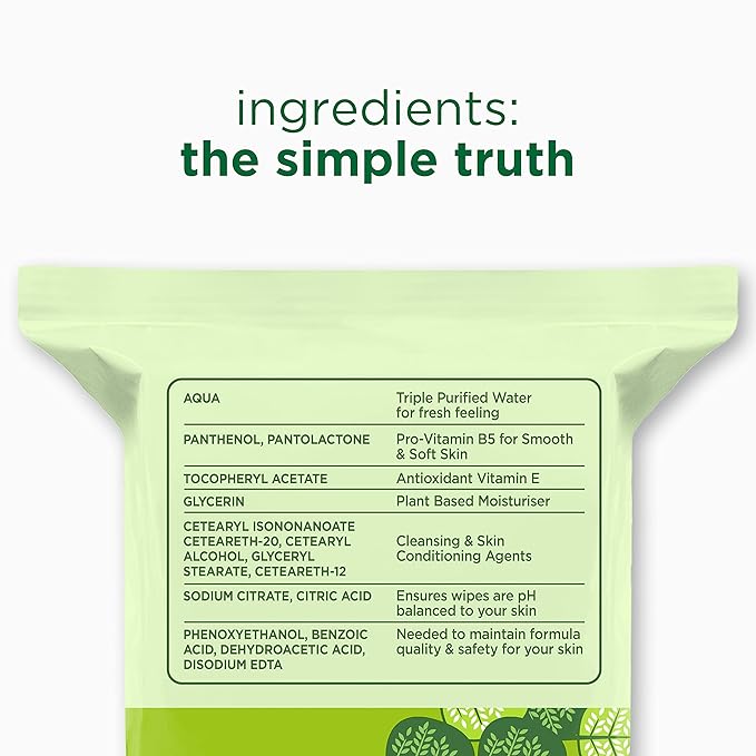 Kind to Skin Cleansing Face Wipes UK's #1 facial skin care brand* for sensitive skin 6x 25 pack