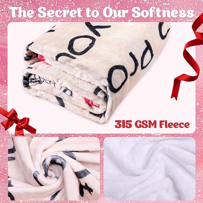 UFOORO Throw Blanket Gifts for Daughter, to My Daughter Blanket from Mom, Thoughtful Mothers Day, Birthday, or Graduation Gift, Best Gift Idea for Her, Daughter Gifts from Mom 55"X70"