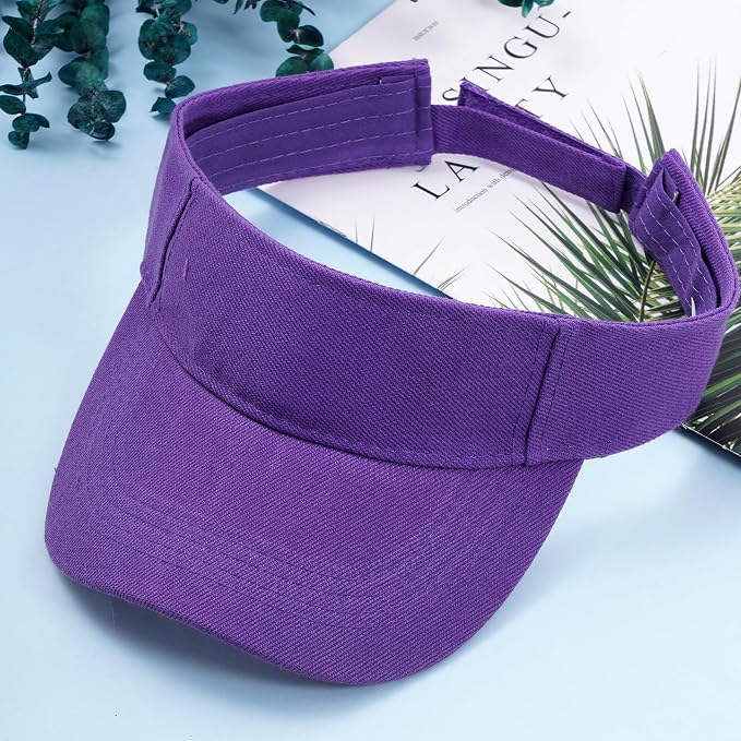 Marrywindix 1 Piece of Sport Wear Athletic Visor Sun Sports Visor Hat Visor Adjustable Cap for Women and Men