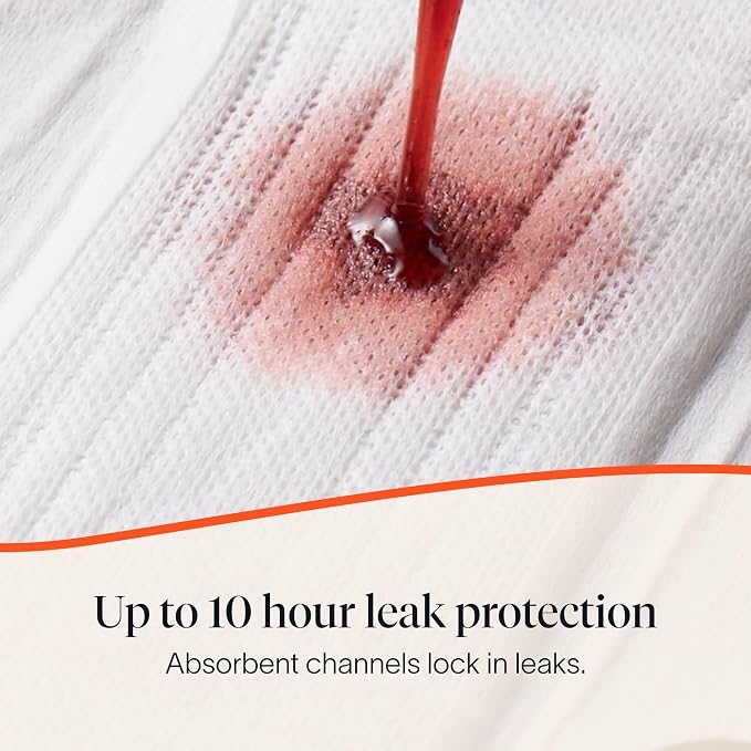 Cora 100% Organic Cotton Topsheet Pads (72 Overnight Pads)