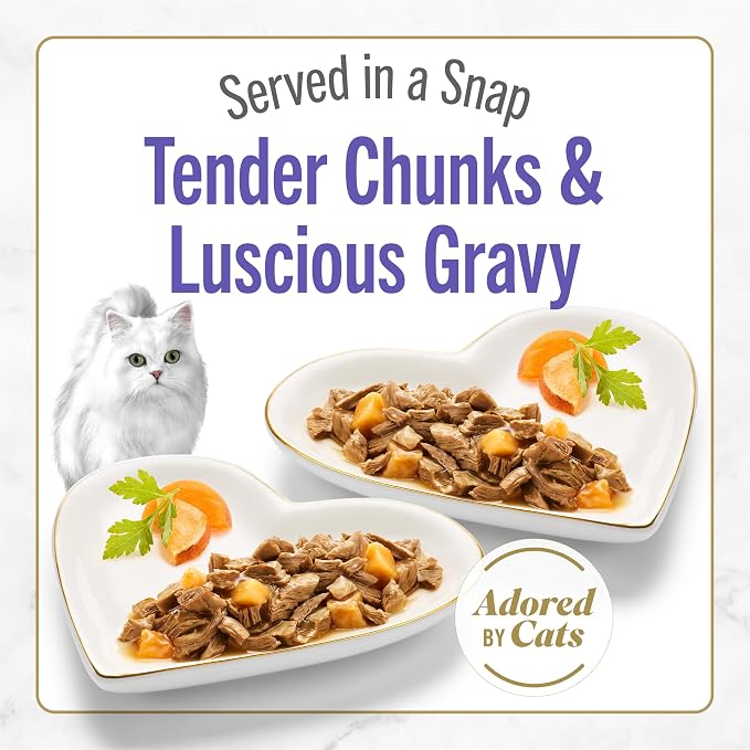 Fancy Feast Purina Petites with Roasted Turkey Entrée with Sweet Potato in Gravy Gourmet Wet Cat Food - 2.8 oz. Tubs,(Pack of 24)