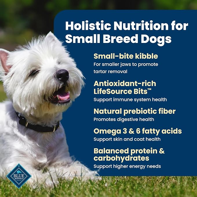 Blue Buffalo Life Protection Formula Chicken Small Breed Dry Dog Food, 5 lb | Real Chicken #1 Ingredient, Antioxidant-Rich LifeSource Bits, Supports Higher Energy Needs, Formulated for Small Breed Dogs