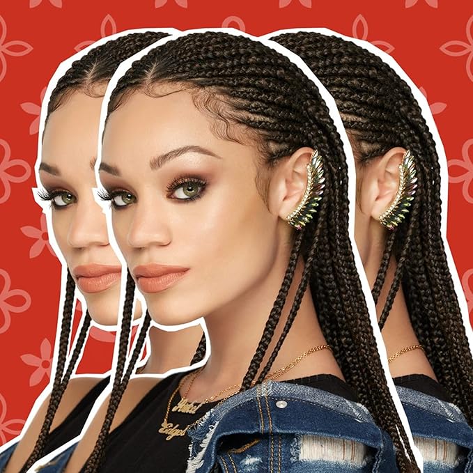 Creme of Nature Perfect Edges™ Dark Brown Edge Control Gel, 24-Hour Hold with Gray Coverage, Non-Flaking Tinted Gel, Argan Oil Edge Tamer, 2.25 oz