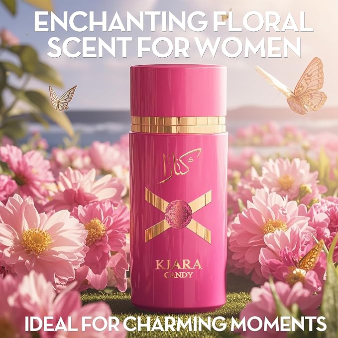 A CENTER Ka Candy &Ka Pink Perfume Set for Women - Floral Fragrance Gift Set with Gourmand, Fruity,Tropical,Vanilla| 3.4 Fl Oz Each Eau De Parfume for Daily Use