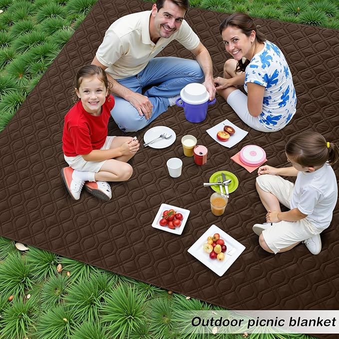 Waterproof Dog Bed Blanket - Soft Pet Blanket & Sofa Cover for Dogs | Reversible Washable Furniture Protector, Couch Covers for Pets (52x82 Inch, Chocolate/Beige)