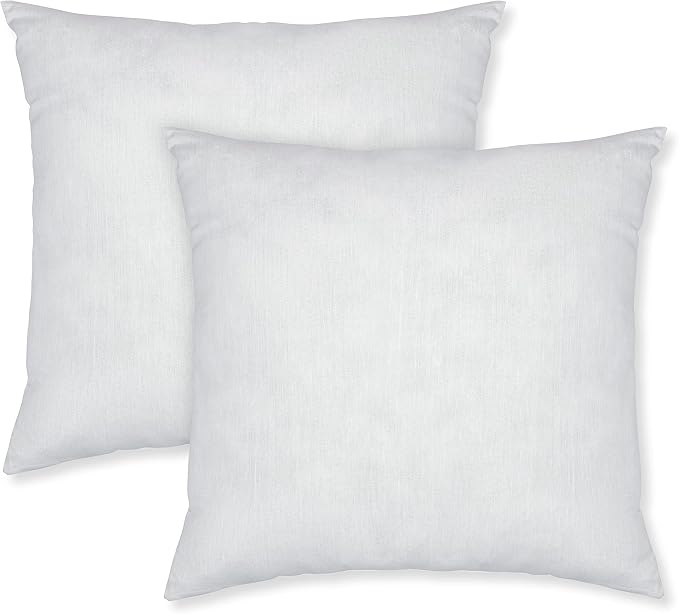Sherry Kline Pillow Insert Set,Soft & Fluffy Material,Couches, Sofas & Bedroom Pilllows, Decorative Cushion for Living Room, Indoor/Outdoor Use (Throw Pillow, Set of 2, Cotton,26"x26")