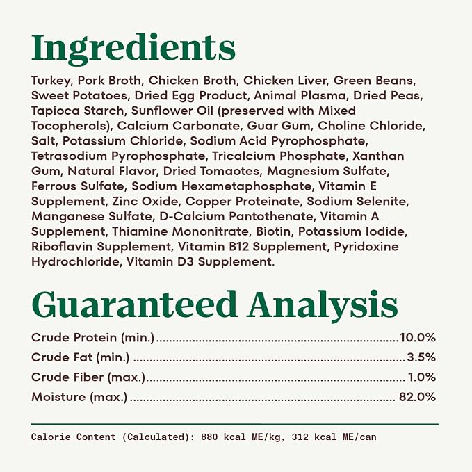 Nutro Hearty Stew Canned Wet Dog Food, Natural Grain Free Dog Food Wet Cuts in Gravy Roasted Turkey with Green Bean & Sweet Potato Stew, 12.5 oz. Cans (12 Count, Pack of 2)