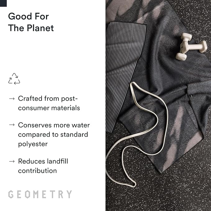 GEOMETRY Gym Towels for Working Out - Compact & Quick Dry, Super Absorbent Double-Sided Microfiber Sweat Towel - Premium Microfiber for Gym - Lavender Nights, 16" x 30", 1 Piece