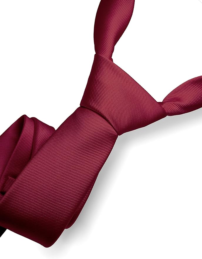 RBOCOTT Solid Color Tie Formal Necktie for Men