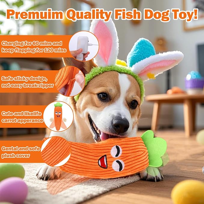 Mity rain Interactive Dog Toys Easter for Small Medium Large Dogs