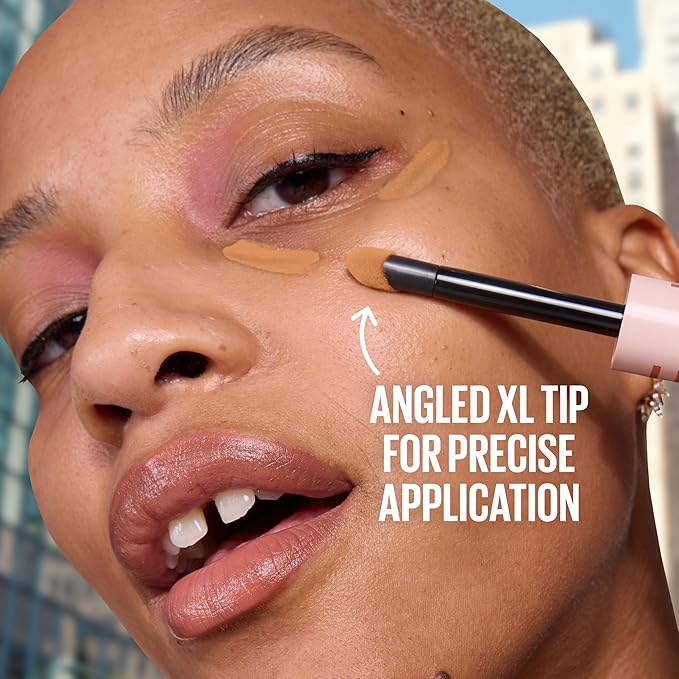 Maybelline Lifter Serum Concealer, Radiant Concealer with Full Coverage, Includes 2% Peptides + Caffeine to Hydrates & Brightens Under Eyes, 25, 1 Count