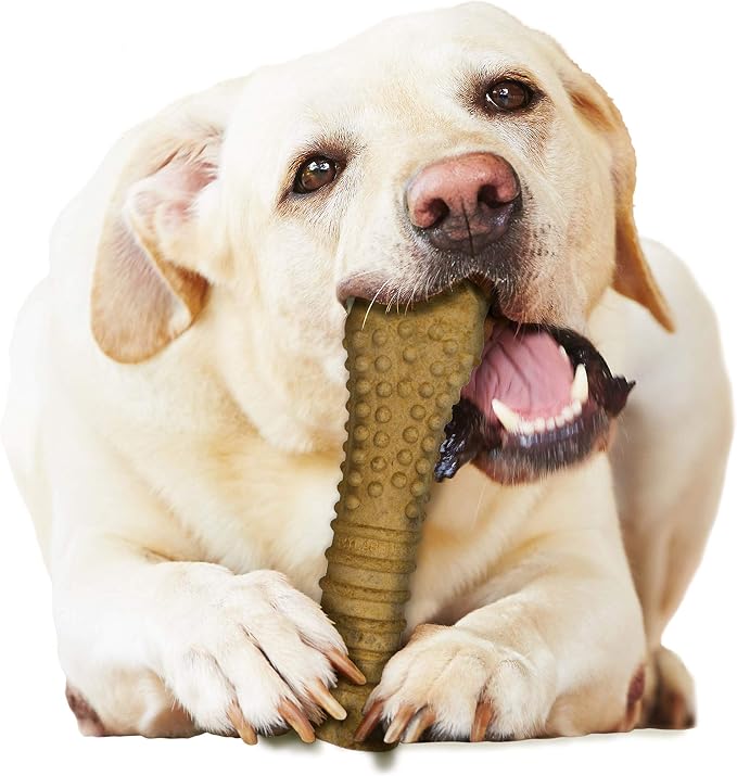 Nylabone Healthy Edibles Dog Treats, Peanut Butter Flavor, X-Large | Natural dog chews, occupying & long lasting dog treats, made in the USA, highly digestible, dog bones for large dogs 50+ lbs