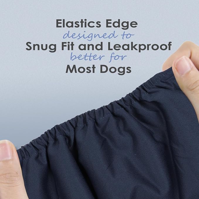 wegreeco Washable Male Dog Belly Band (Stylish Pattern)- Pack of 3 - Washable Male Dog Belly Wrap, Dog Diapers Male (Blue, Green, Champagne, Small)