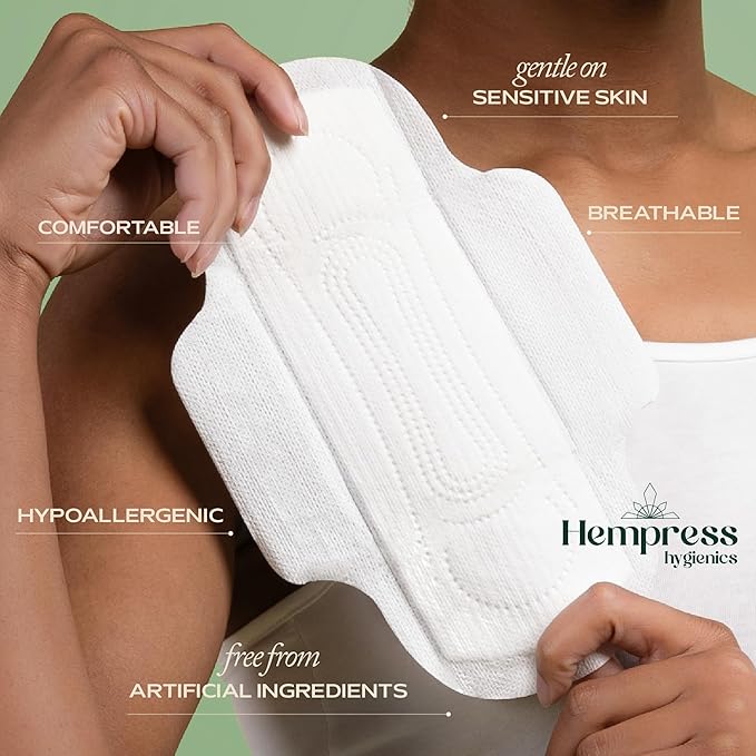 Organic Ultra Thin Pads for Women, 12 Count, Regular Flow, Ultra-Absorbent Cotton with Wings, Fragrance Free, Skin Friendly & Breathable Feminine Care, Menstrual Sanitary Napkins