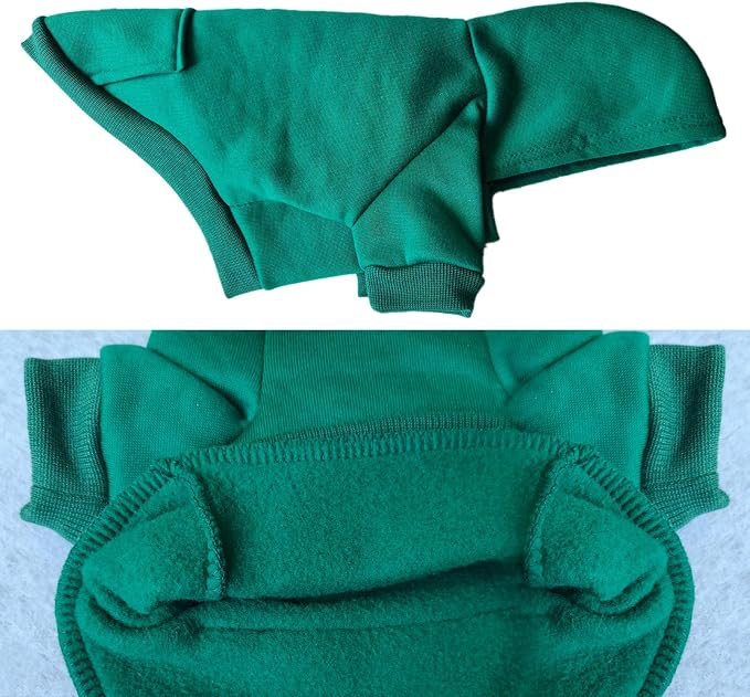 Soft Dog Hoodies for Small Dogs, Warm Fleece Puppy Clothes with Pocket | Jecikelon cold weather coat, cute puppy costume, breathable sweatshirt for dogs girl & boy, machine washable, easy on & off
