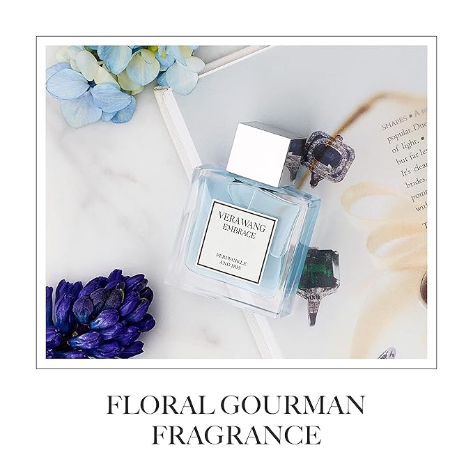 Vera Wang Body Mist for Women, Periwinkle and Iris | 8 Ounce | Pack of 2 | Passionate Floral | Sparkling Fragrance