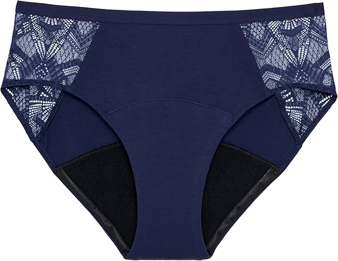 Thinx Ultra-Soft Leakproof Briefs for Women – Reusable, Comfy Period Underwear Holds Up to 12 Tampons