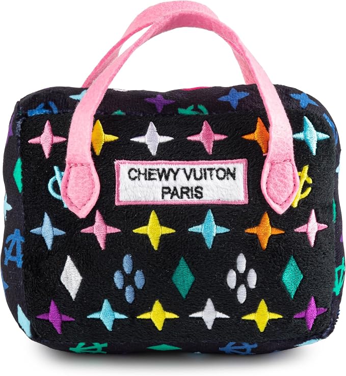 Haute Diggity Dog Chewy Vuiton Handbag Plush Dog Toy, Designer Parody Toy