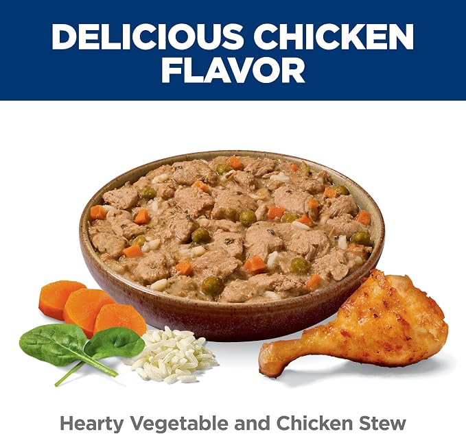 Hill's Science Diet Adult Perfect Weight Wet Dog Food | #1 Veterinarian Recommended, Vegetable & Chicken Stew, 12.5 oz. Cans, 12-Pack