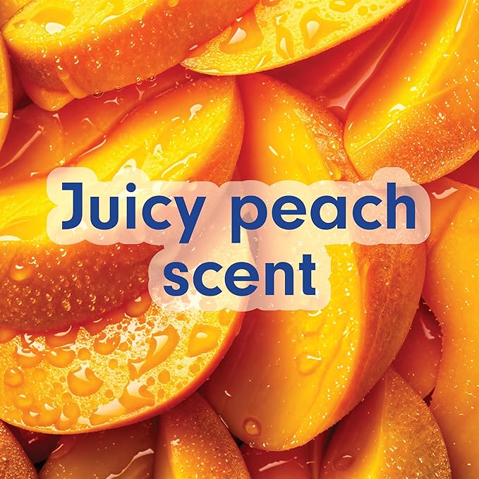 Softsoap Juicy Peach Liquid Hand Soap, Kitchen and Bathroom Hand Soap, Rich Fruity Scent, 50 fl oz Refill Bottle