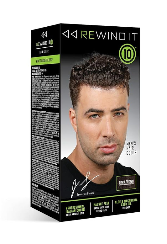 REWIND IT 10 Dark Brown Men's Hair Color