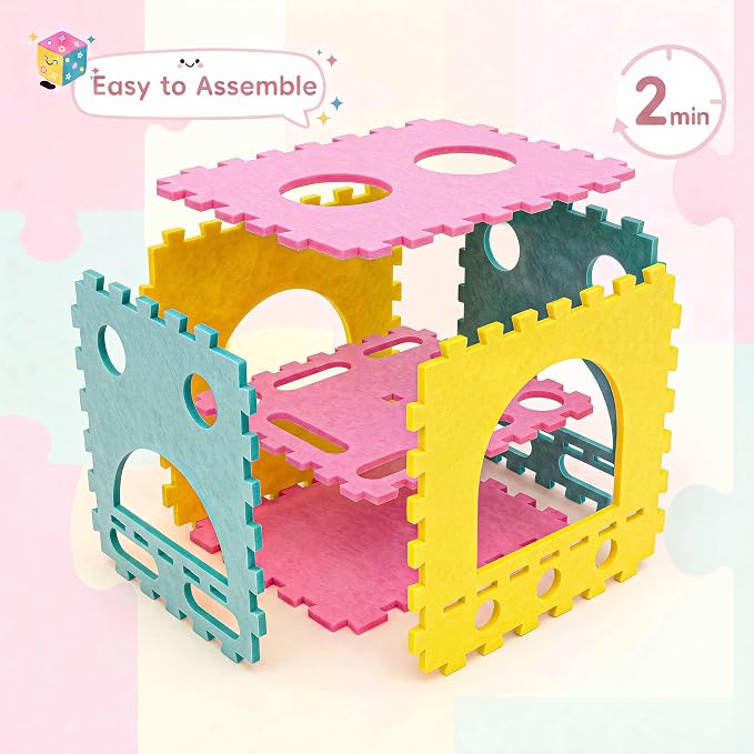 41 Pcs Interactive Cat Toys with Cat Puzzle Box, Cat Puzzle Toys, Kitten Toy