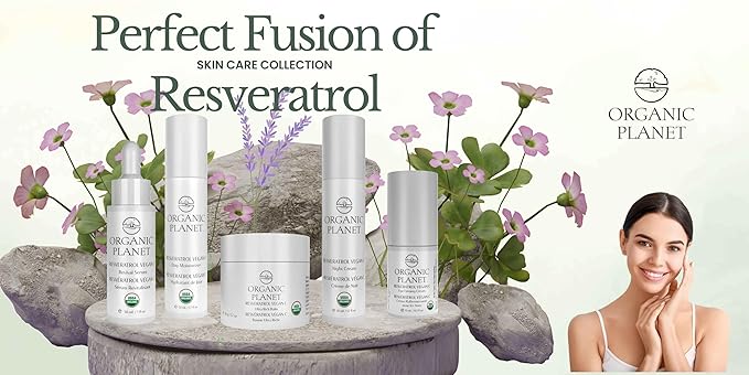 Resveratrol Vegan C Eye Firming Cream – USDA Certified Organic Anti-Aging Under Eye Treatment for Wrinkles & Dark Circles – Plant-Based Brightening & Lifting – 0.5 Fl Oz