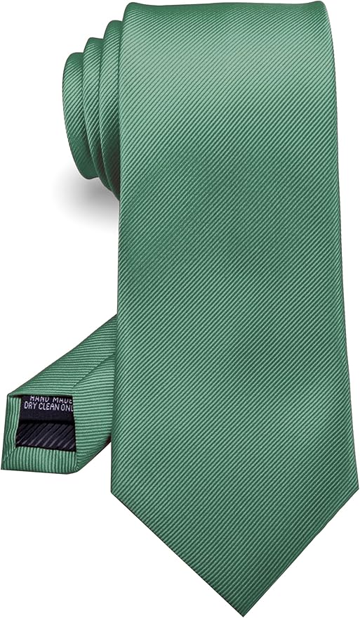 RBOCOTT Solid Color Tie Formal Necktie for Men