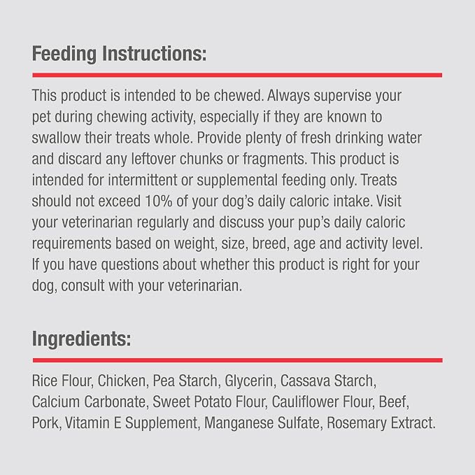 DreamBone Spirals Variety Pack Rawhide-Free Dog Treats, 32 Count | Daily Chew, Digests Safely and Completely, Made With Real Protein, Chicken, Beef or Pork, For Adult Dogs