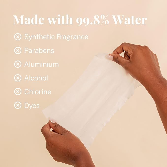 Pixie Menstrual Cup Wipes - Chamomile Scented, Flushable, Biodegradable & pH Balanced - Best Individually Wrapped Wipes for On-The-Go & Public Bathrooms - Wash & Cleaner for Cups & Discs (40 Count)