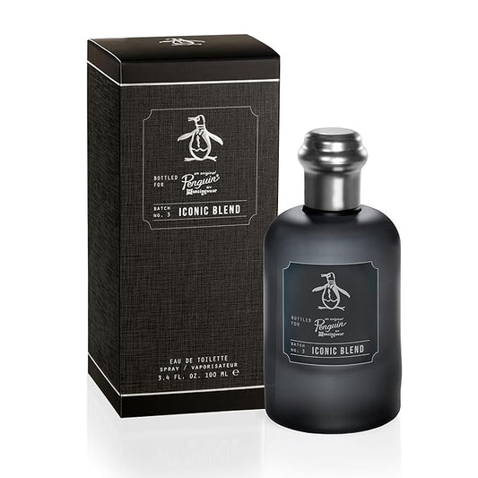 Original Penguin Iconic Blend Eau De Toilette for Men - Mens Cologne, Long Lasting Perfume, EDT, Fragrance with Notes of Bergamot, Sage & Sandalwood - 3.4 fl oz (100 mL)