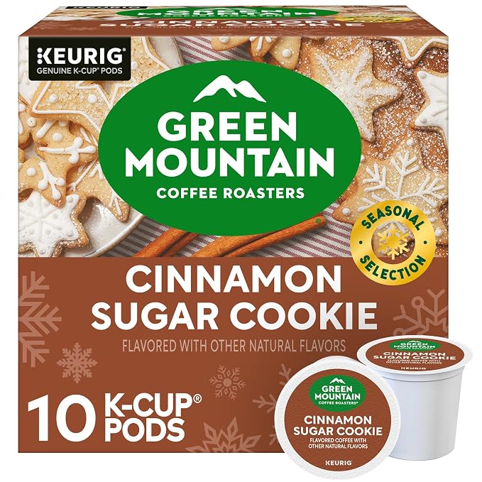 Green Mountain Coffee Roasters Cinnamon Sugar Cookie Coffee, 10 Count