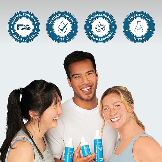 Hypochlorous Acid Spray – Dermatologist Tested HOCl Facial Cleanser for Sensitive, Acne-Prone & Irritated Skin – Soothes Redness, Eczema, Rashes & Itching – Skin Repair Spray, 6.8 oz - Honeydew Labs