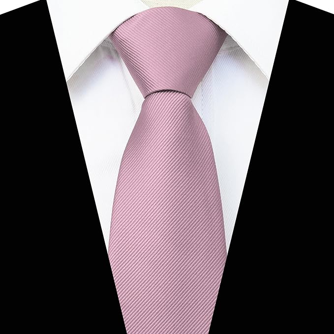 JEMYGINS 3.15“Solid Color Pre-tied Adjustable Necktie for Business and Wedding