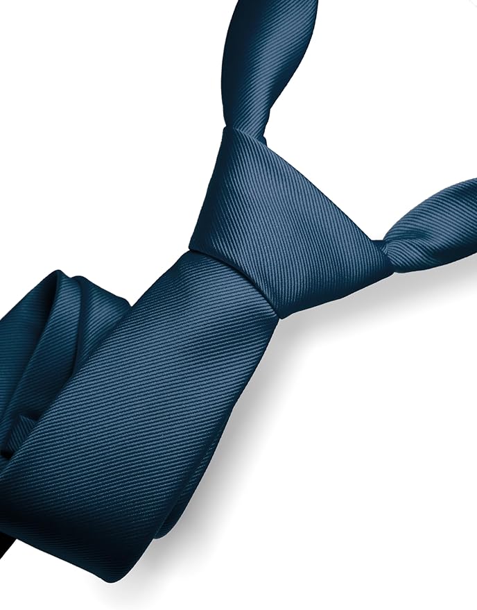 RBOCOTT Solid Color Tie Formal Necktie for Men