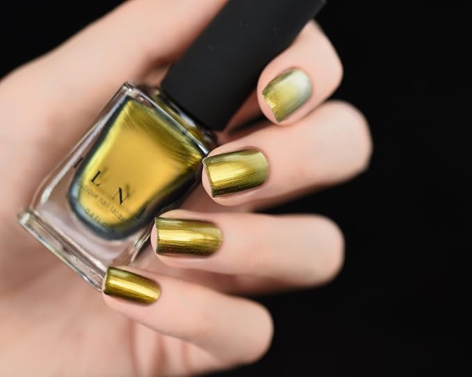 ILNP Bishop - Gold, Olive Green, Greyish Blue Ultra Chrome Nail Polish