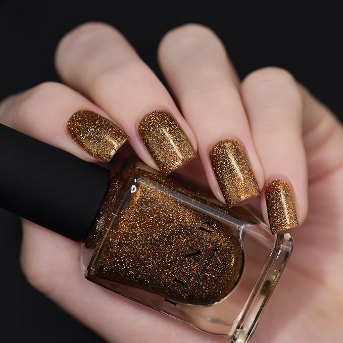 ILNP Sparks May Fly - Ethereal Dijon Yellow Holographic Nail Polish