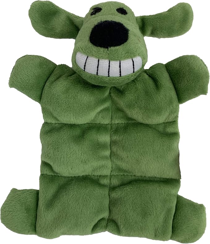 Multipet Loofa Squeaker Mat 6" Dog Toy (3 Pack)