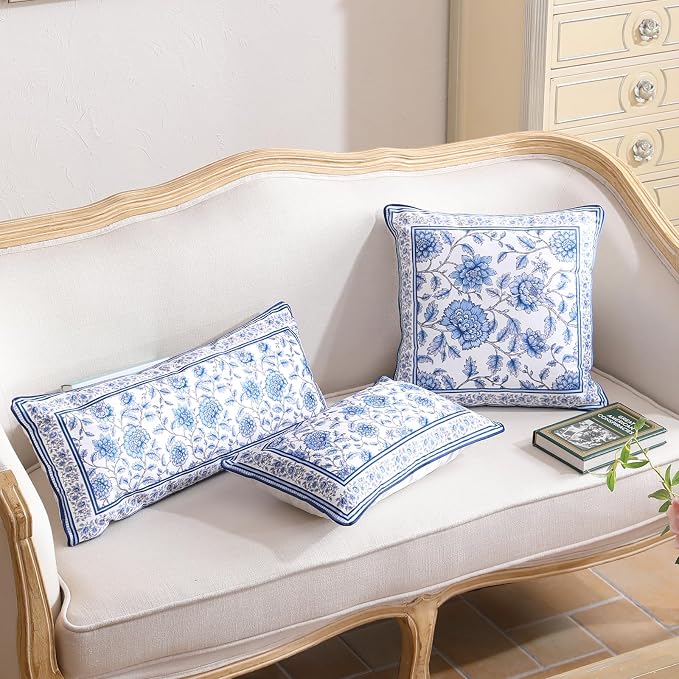 Designer Velvet Throw Pillow Cover,Set of 2,20"x12"-BlueWilow | Pillow Cover,Concealed Zipper Design,Dragonfly Pattern,Sofas,Bedroom,Living Room,Lounge Chairs,All Season Home Decor