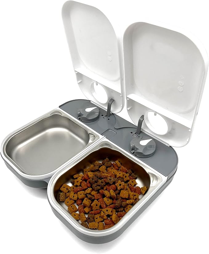 Cat Mate Stainless Steel Bowl Inserts for C100 & C200 Automatic Pet Feeders (Pack of 2)