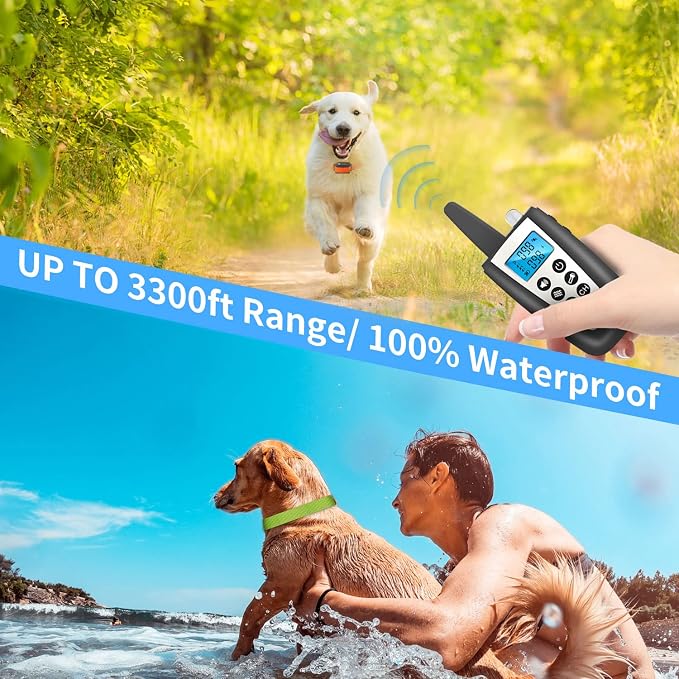Replacement Remote for PD526-TIO Dog Training Collar, Shock Collar with Auto Bark Mode, Only Remote