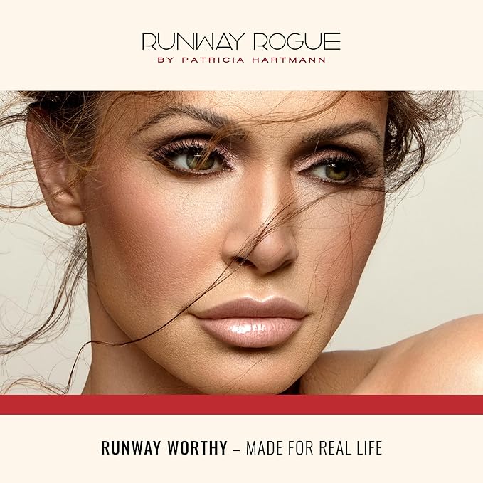 Runway Rogue Classic Lip Gloss, Pale Pearly-Pink Ultra-Sheer Hydrating Lip Gloss, ‘Bride in Show’