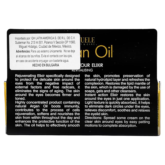 REVUELE ARGAN OIL Eye Contour Elixir Revitalizing Wipes out fatigue, wrinkles & dark circles, 25ml